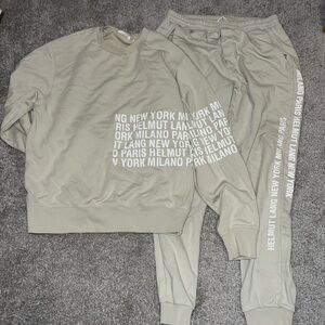Helmut Lang Sweatsuit